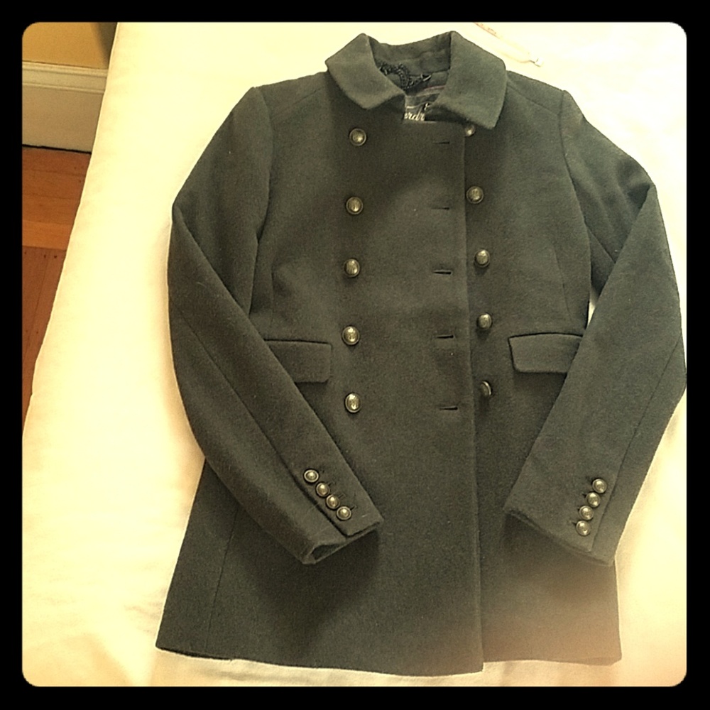 Superdry Olive Green Peacoat